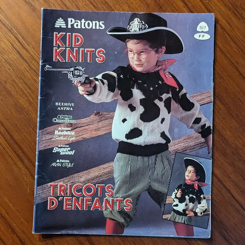 Patons Kid Knits Pattern Booklet 1987